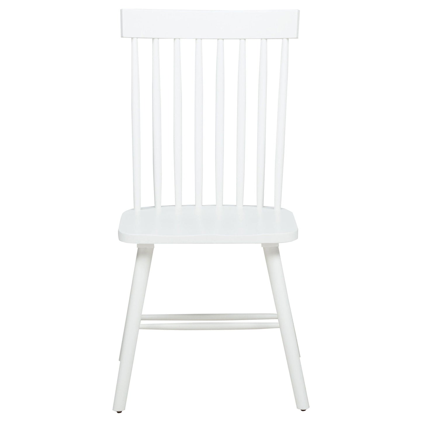 Andrews Windsor Spindle Back Dining Side Chair White (Set of 2)