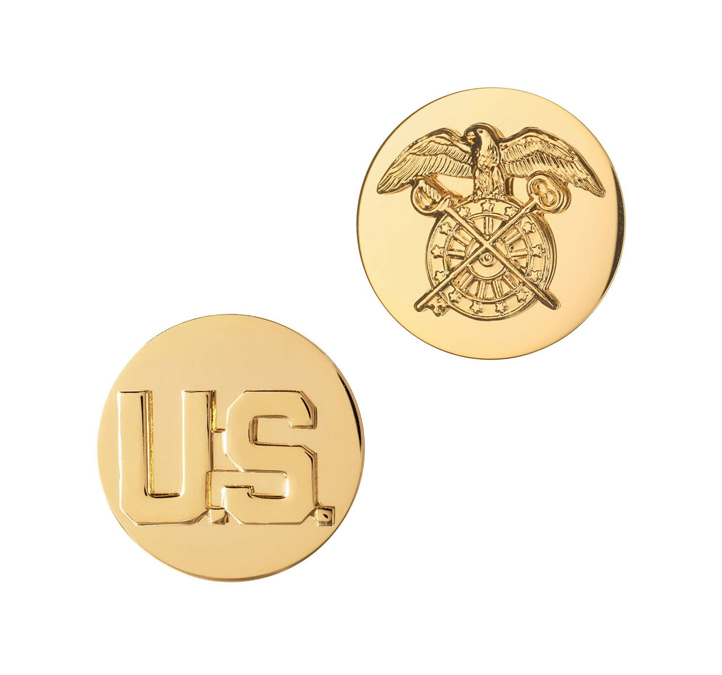 U.S. Army Enlisted Quartermaster & U.S. STA-BRITE® Pin-on (pair)
