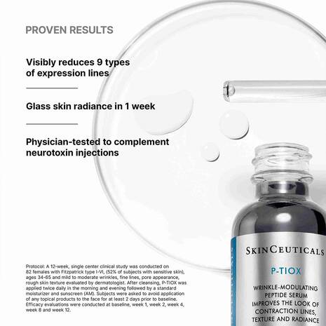 Skinceuticals P-TIOX Wrinkle-Modulating Peptide Serum 1.0oz/30ml