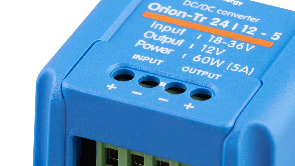 DC-DC Converters: step up/down transformers for 12V, 24V & 48V