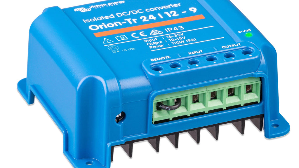 DC-DC Converters: step up/down transformers for 12V, 24V & 48V