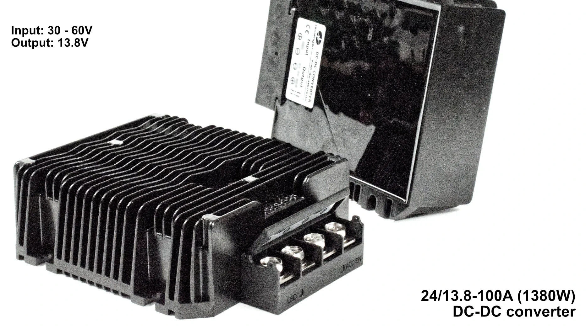 DC-DC Converters: step up/down transformers for 12V, 24V & 48V