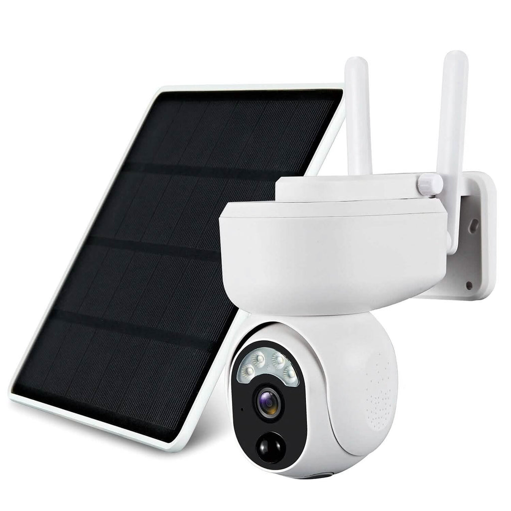 2.4G Wifi Solar Wireless 1080P Surveillance Camera with Flood Light Night Vision