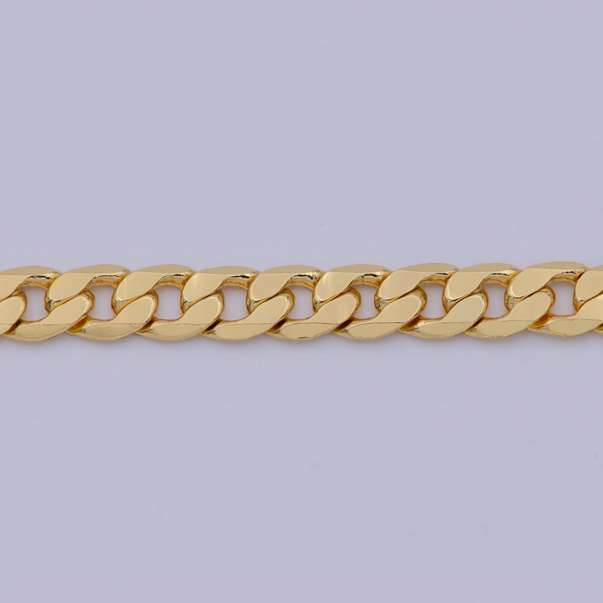 24k Gold Filled Cuban Link Chain Mens Gold Cuban Curb Chain Mens Jewelry 4mm Cuban Chain for Men Gold Jewelry Chain Boyfriend Gift | WA-472 Clearance Pricing