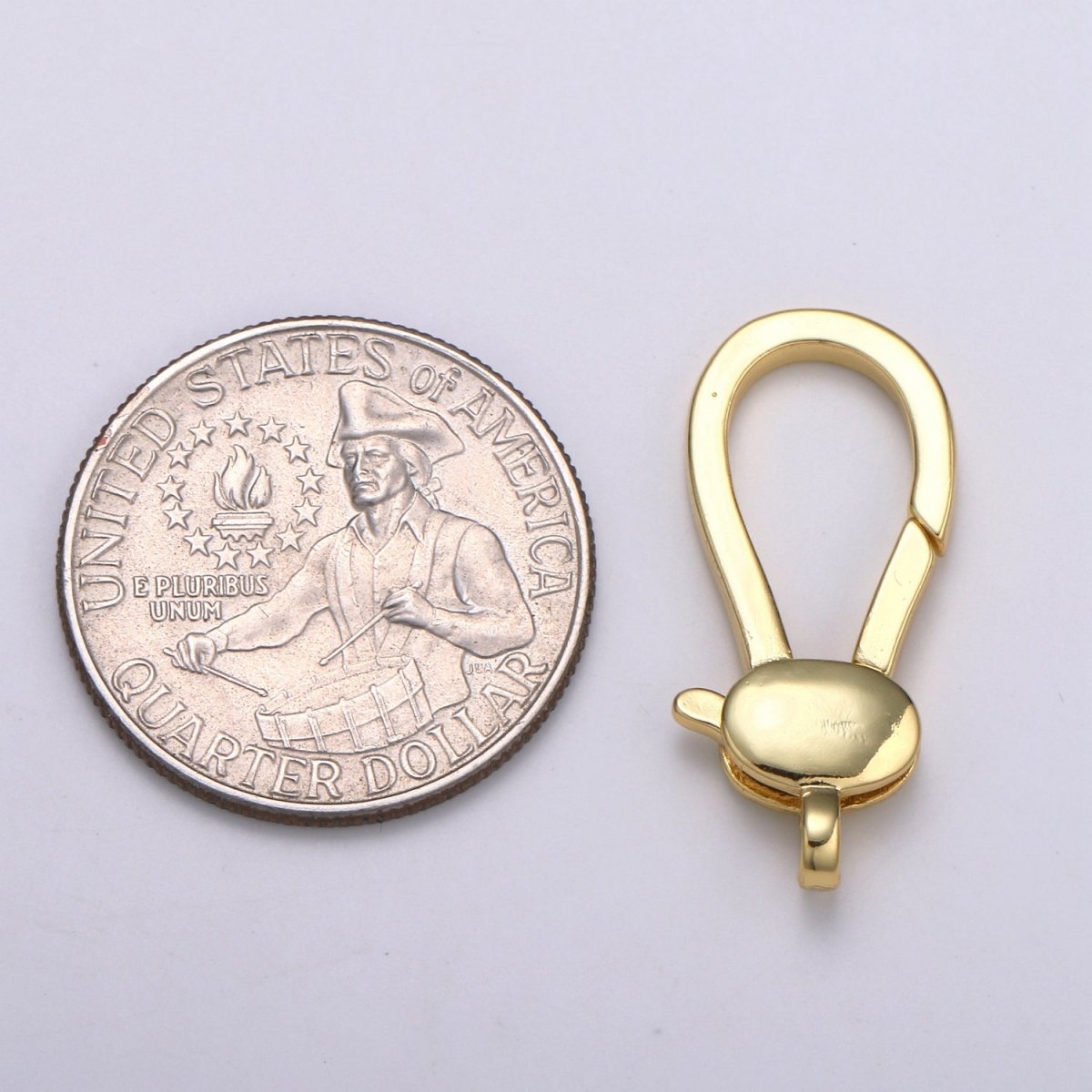24K Gold Filled Oval Lobster Clasp Supplies Kit DIY Jewelry Making Bracelet Necklace  L-178