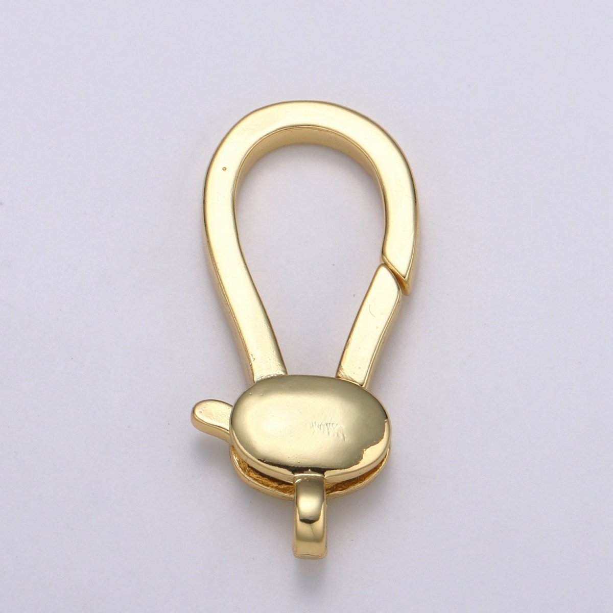 24K Gold Filled Oval Lobster Clasp Supplies Kit DIY Jewelry Making Bracelet Necklace  L-178