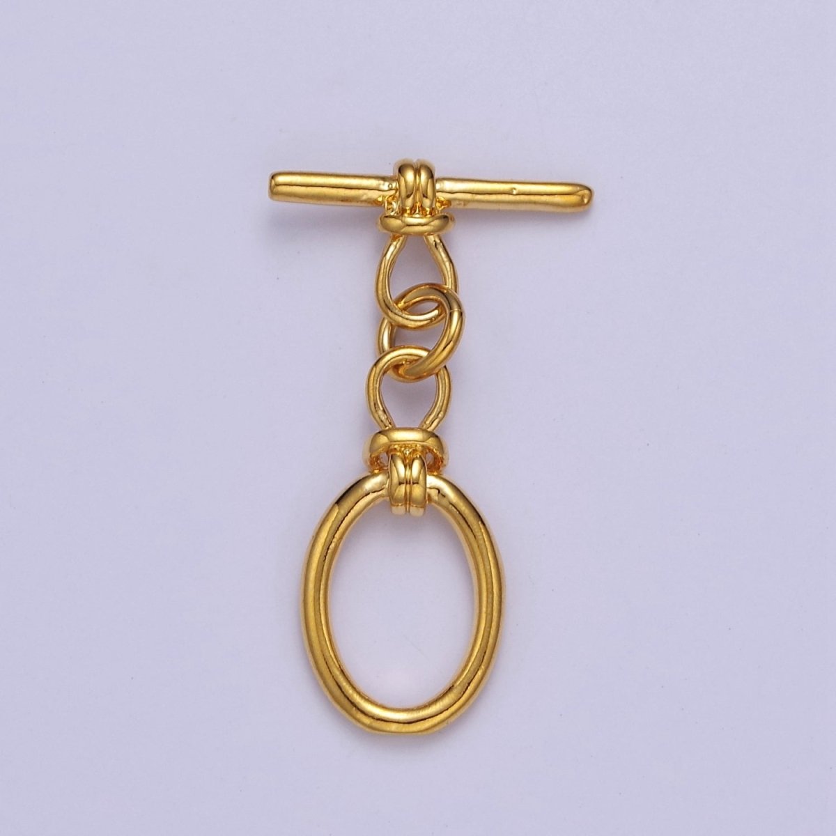 24k Gold Filled Oval Toggle Clasp, Jewelry Clasp OT Clasp Findings L-699 L-700 L-701