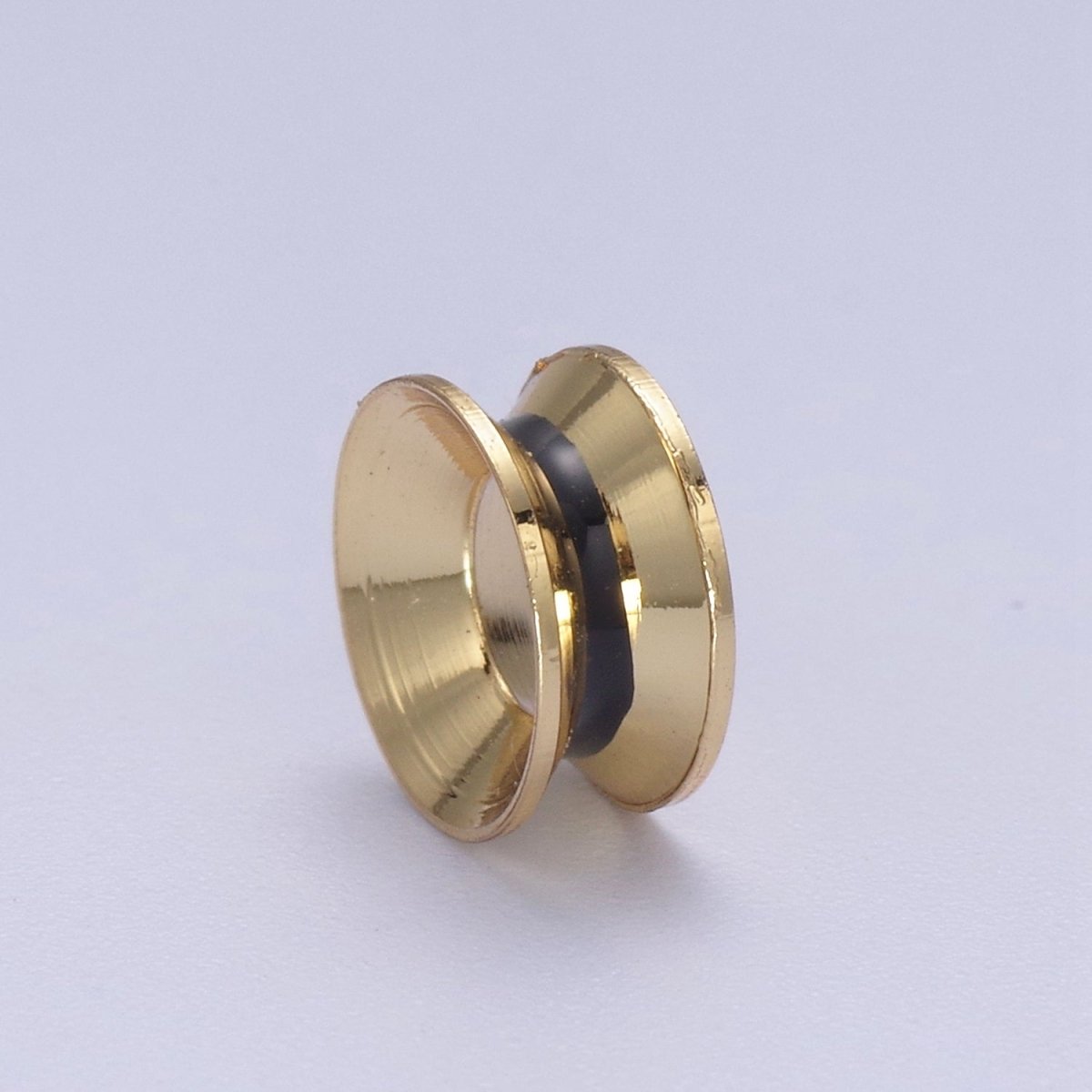 24K Gold Filled Rondelle Bead Spacer for Bracelet Necklace Supply B-122
