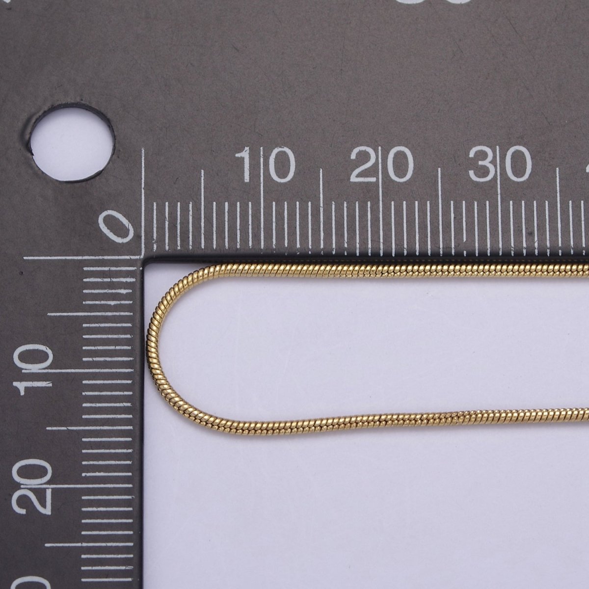 24K Gold Filled Snake Chain Dainty Chain Simple Everyday Layering Necklace | WA-731 Clearance Pricing