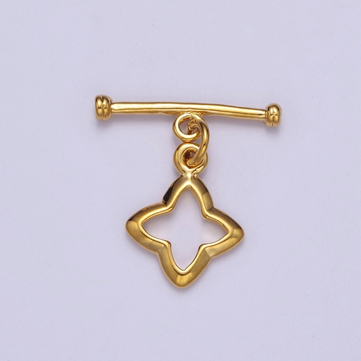 24k Gold Filled Star Toggle Clasp, Jewelry Clasp OT Clasp Findings L-696 L-697 L-698