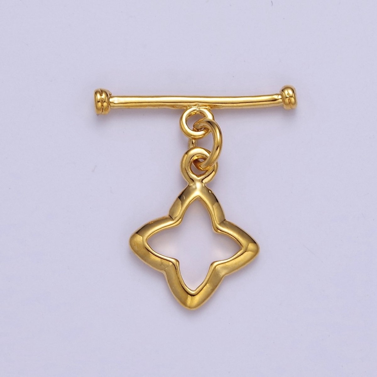 24k Gold Filled Star Toggle Clasp, Jewelry Clasp OT Clasp Findings L-696 L-697 L-698