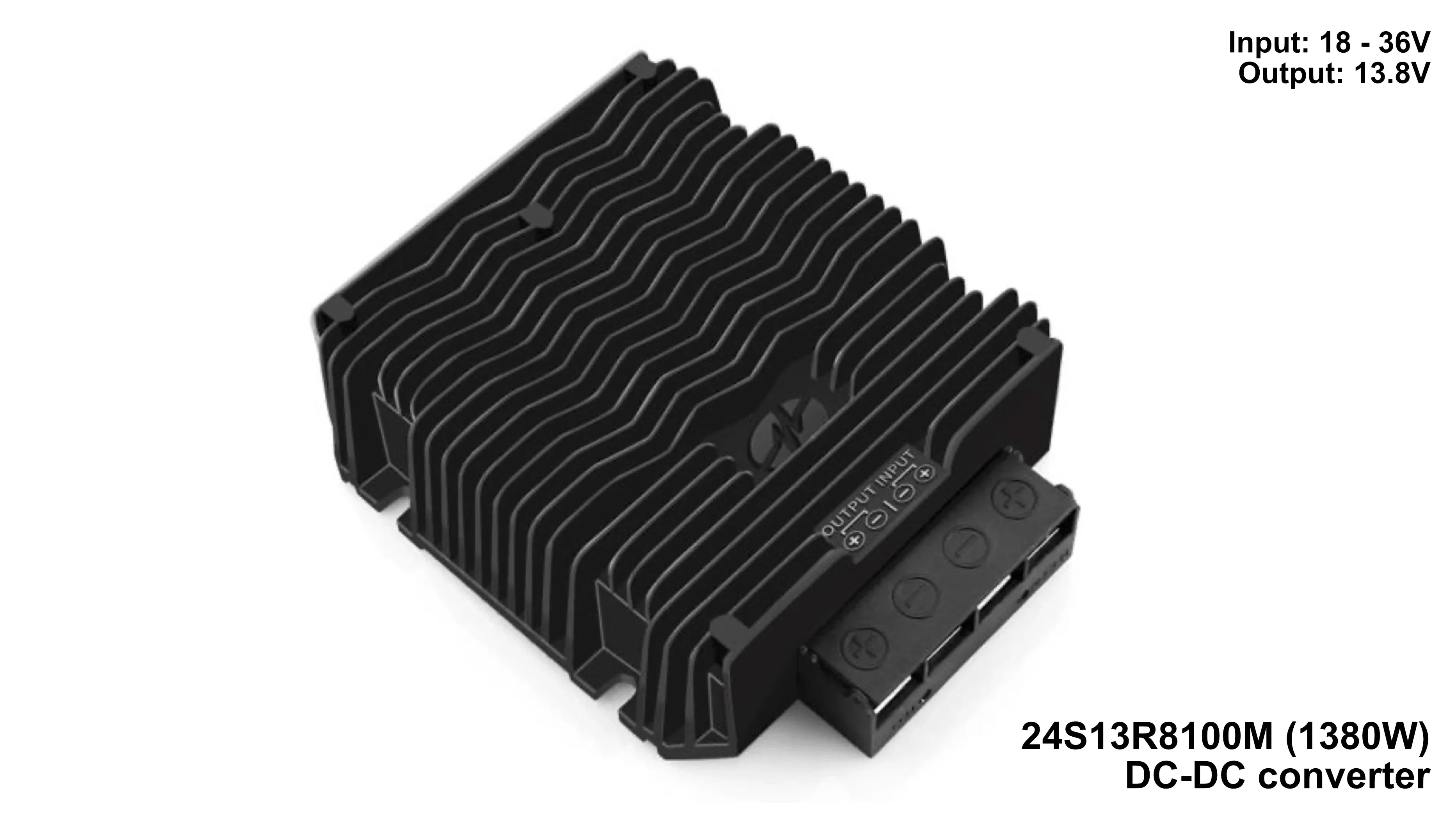 DC-DC Converters: step up/down transformers for 12V, 24V & 48V
