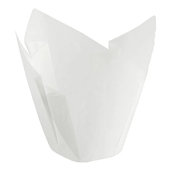 Caissiers de cuisson tulipe moyens, 2" x 3 1/2", choisissez parmi 10 couleurs et motifs, paquet de 125