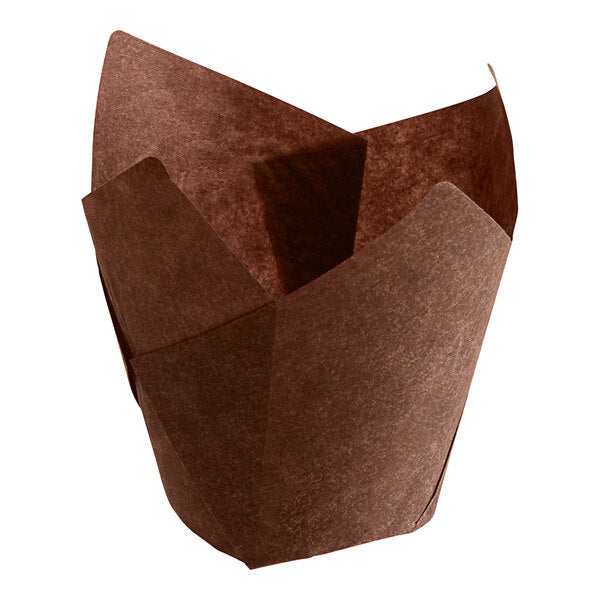 Petites caissettes de cuisson tulipe, 2" x 3", Choisissez parmi 3 couleurs, lot de 125