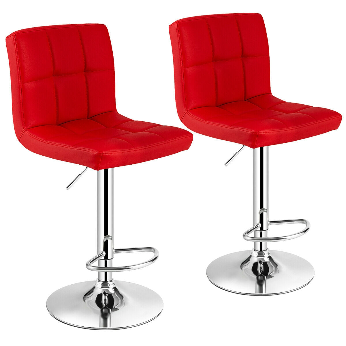 Set of 2 Square Swivel Adjustable