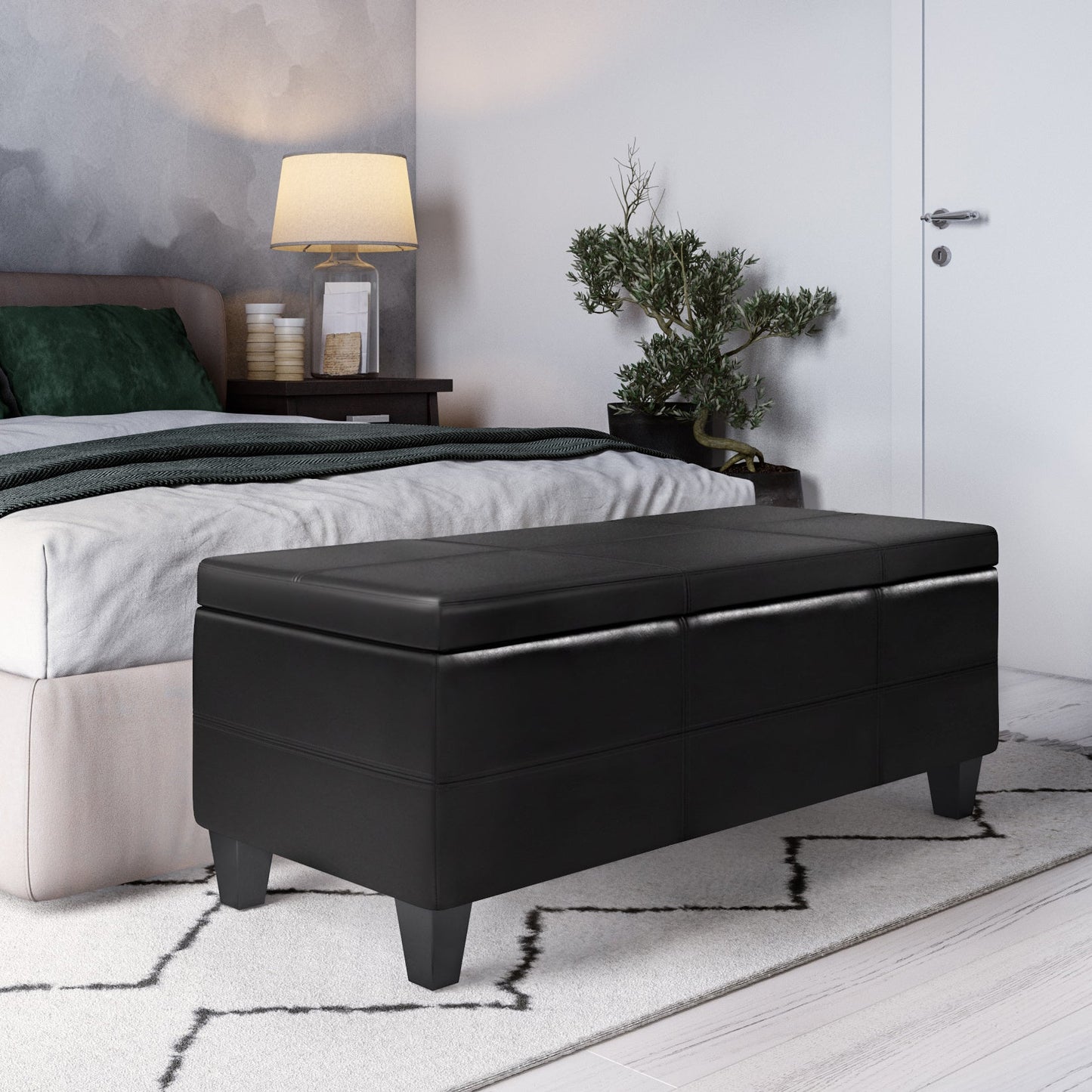 Afton Storage Ottoman Bench