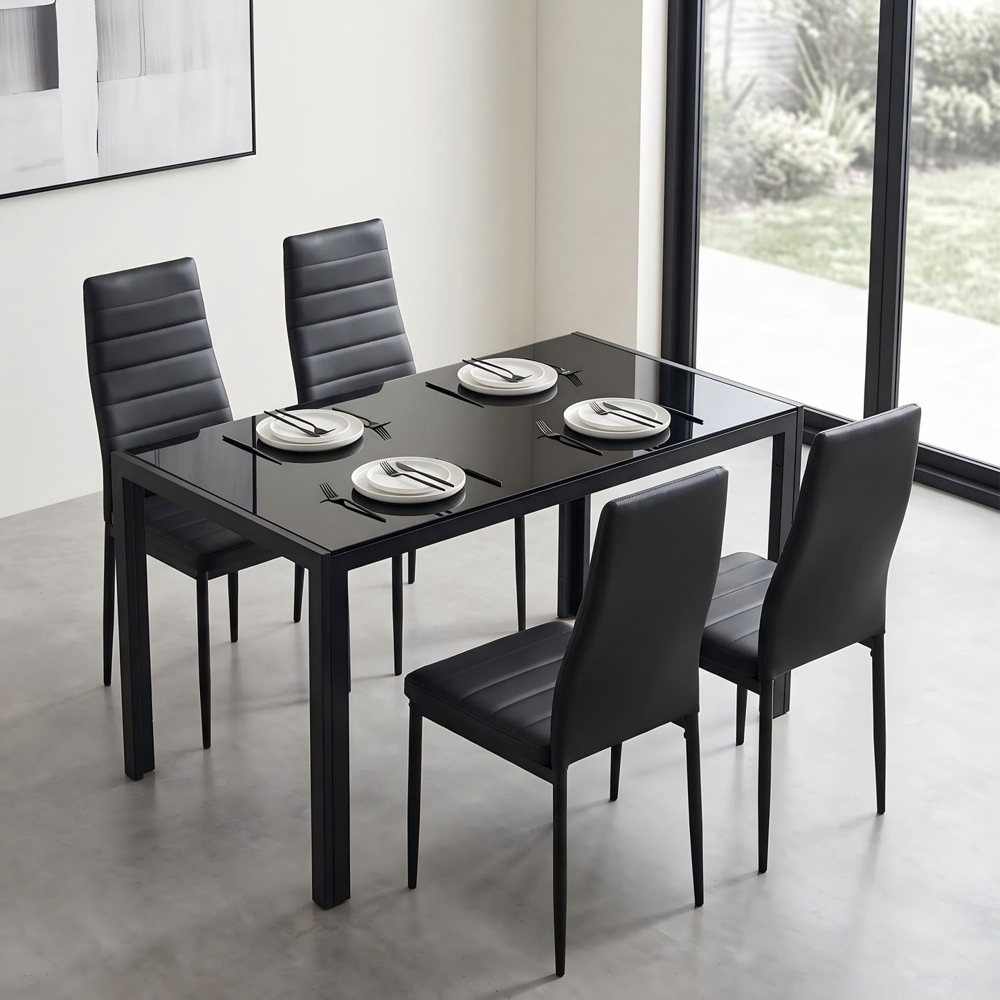 5 Pieces Dining Table Set for 4