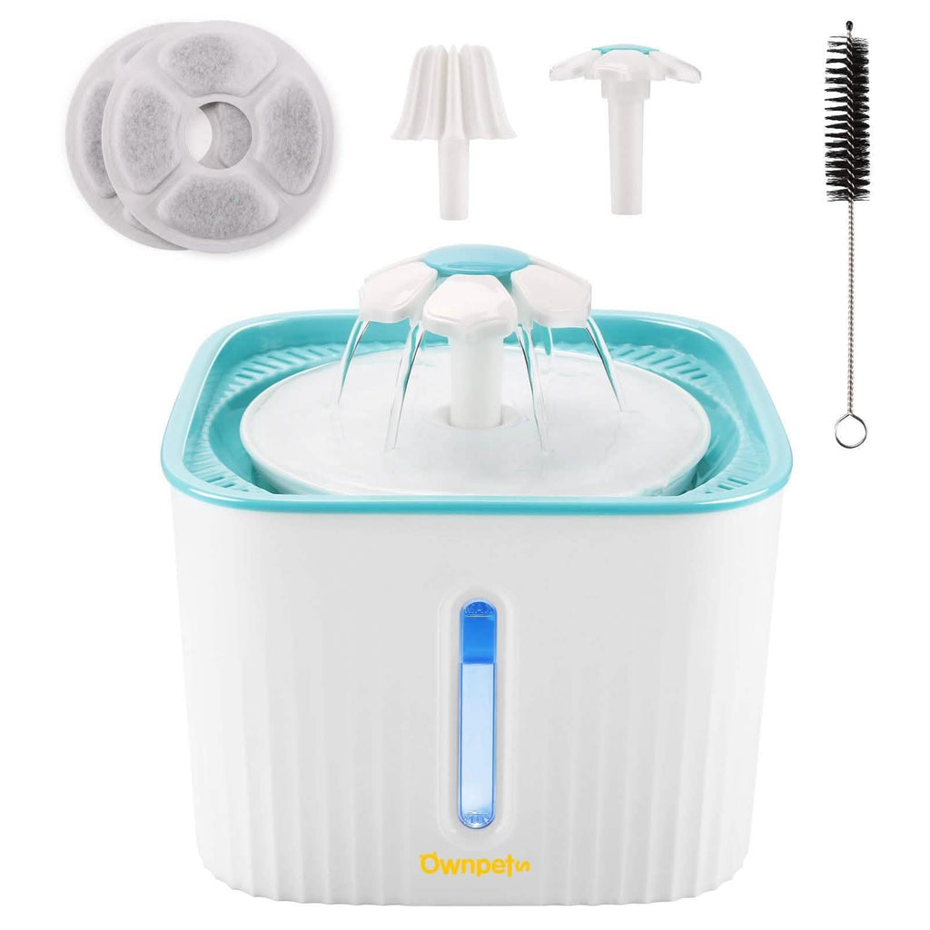 Fontaine à eau silencieuse de 2,5 L pour chat – Distributeur d'eau pour animaux de compagnie