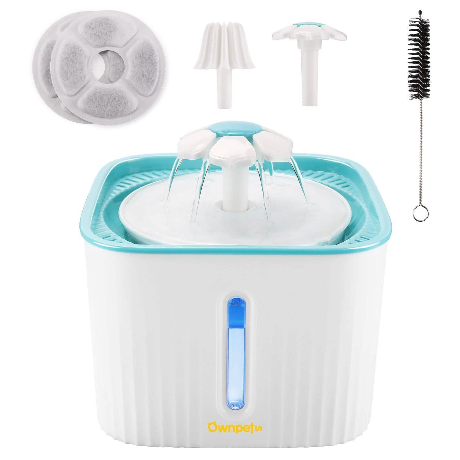 Fontaine à eau silencieuse de 2,5 L pour chat – Distributeur d'eau pour animaux de compagnie