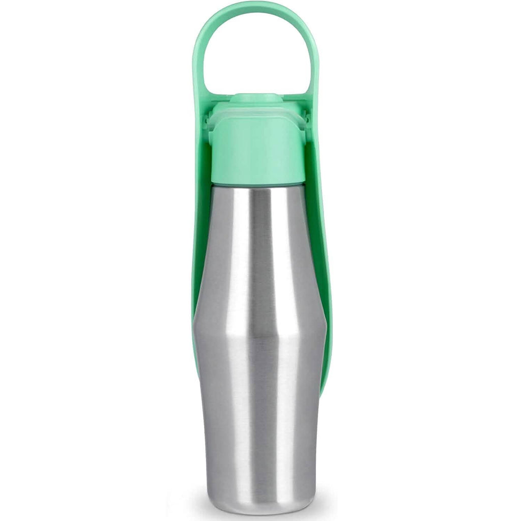 25oz Portable Dog Stainless Steel Water Dispenser Leak Proof Design