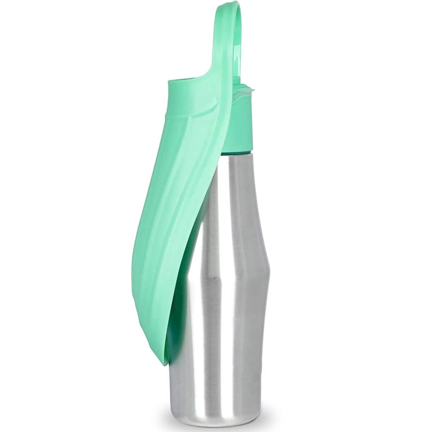 Distributeur d'eau portable en acier inoxydable pour chien, 750 ml, anti-fuite