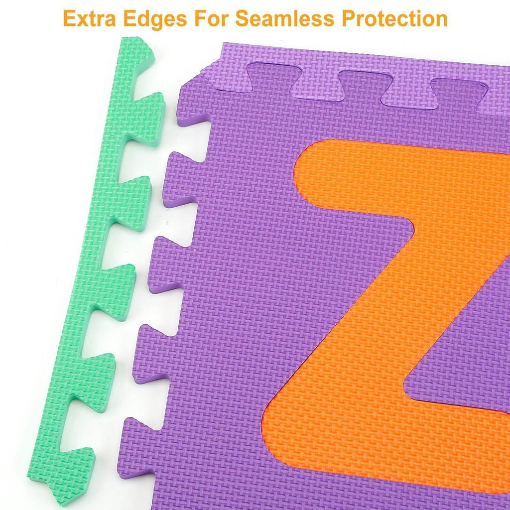 26 pièces : Tapis de jeu alphabet pour bébés et tout-petits