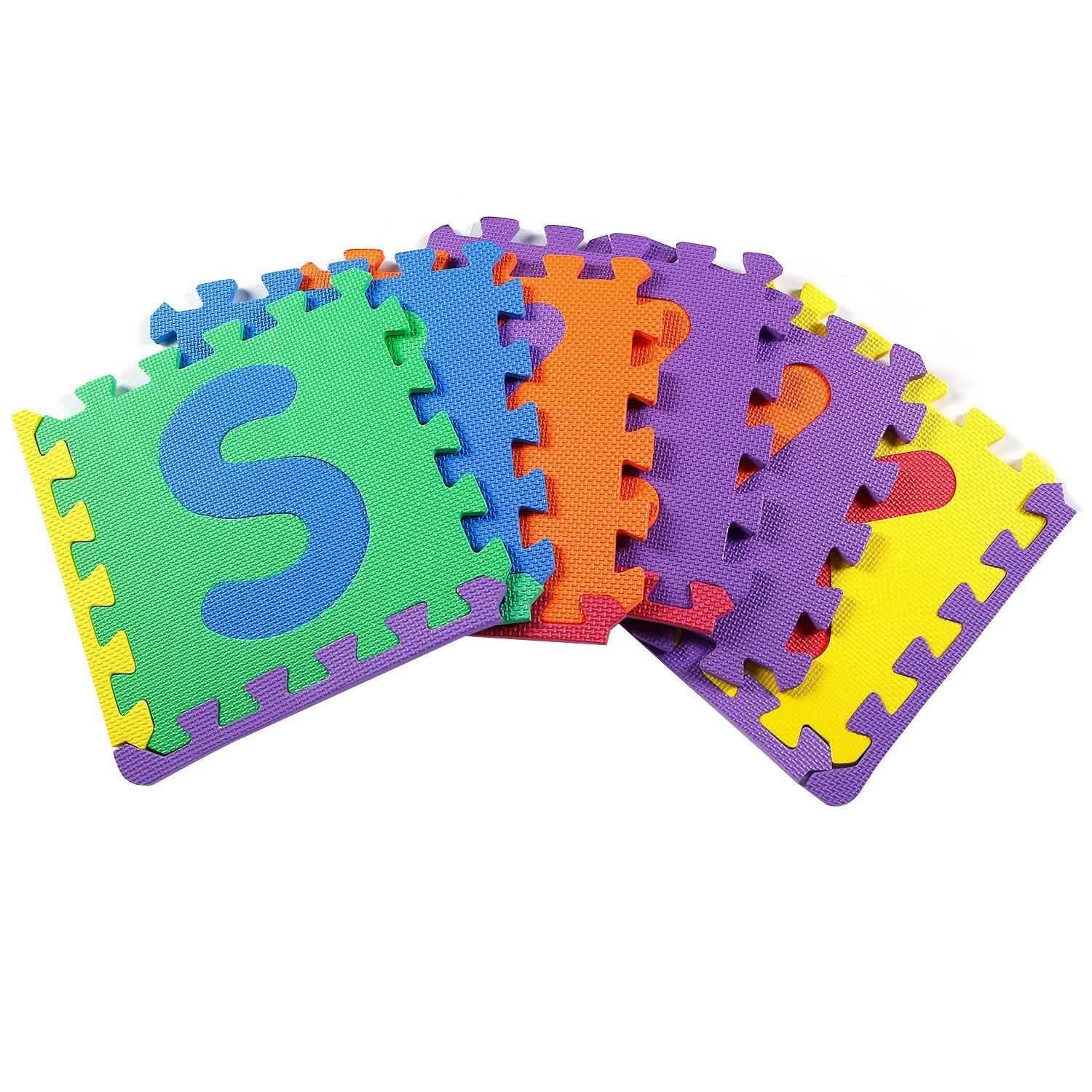 26 pièces : Tapis de jeu alphabet pour bébés et tout-petits