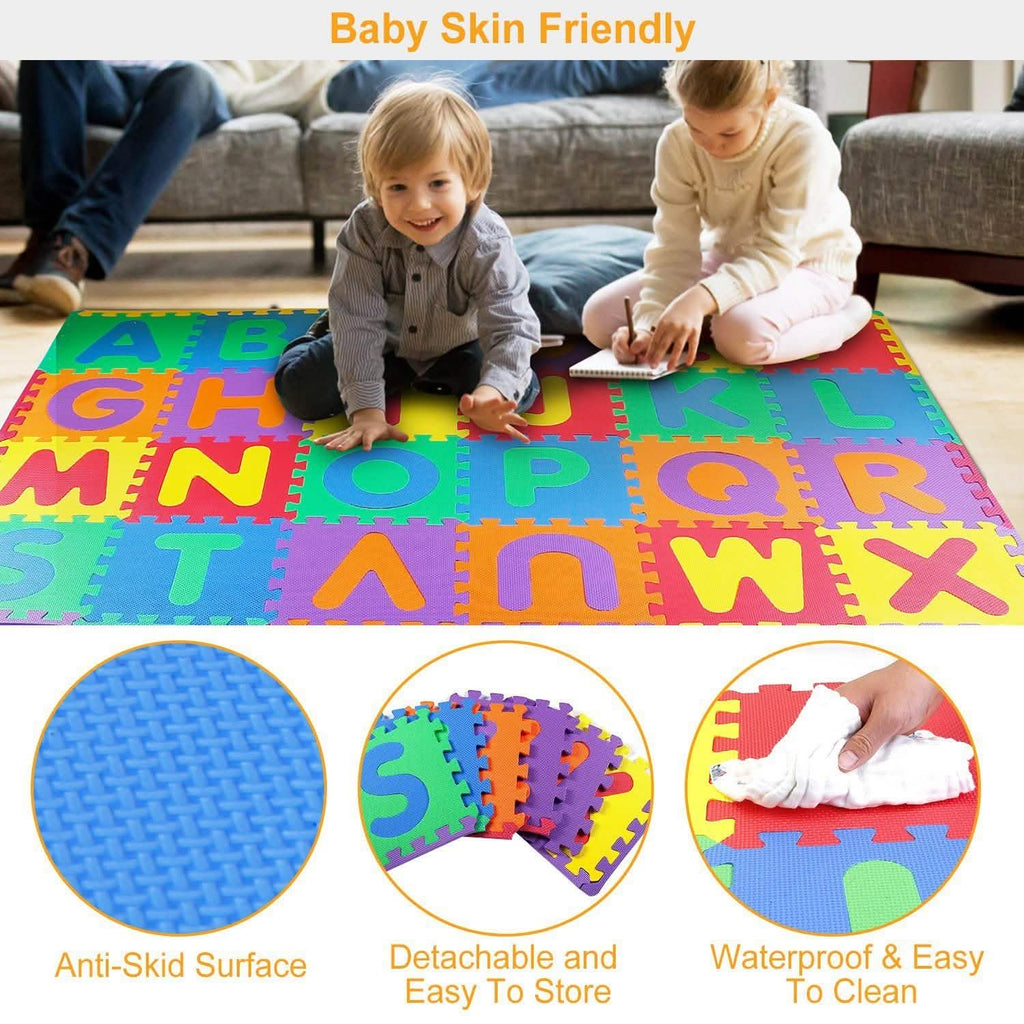 26 pièces : Tapis de jeu alphabet pour bébés et tout-petits