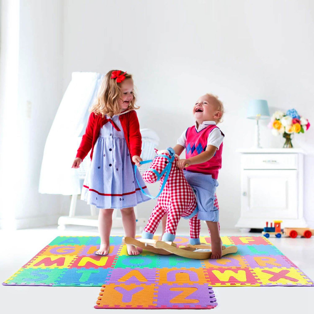 26 pièces : Tapis de jeu alphabet pour bébés et tout-petits