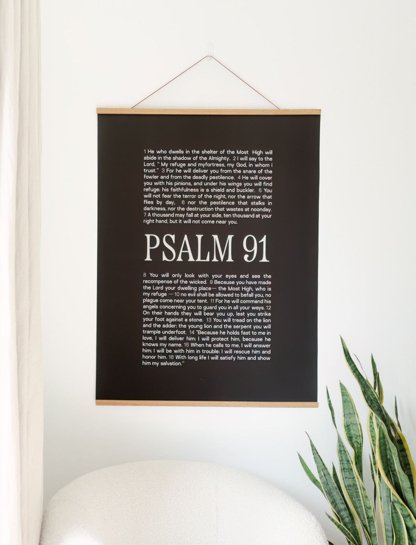 Large Poster: Psalm 91