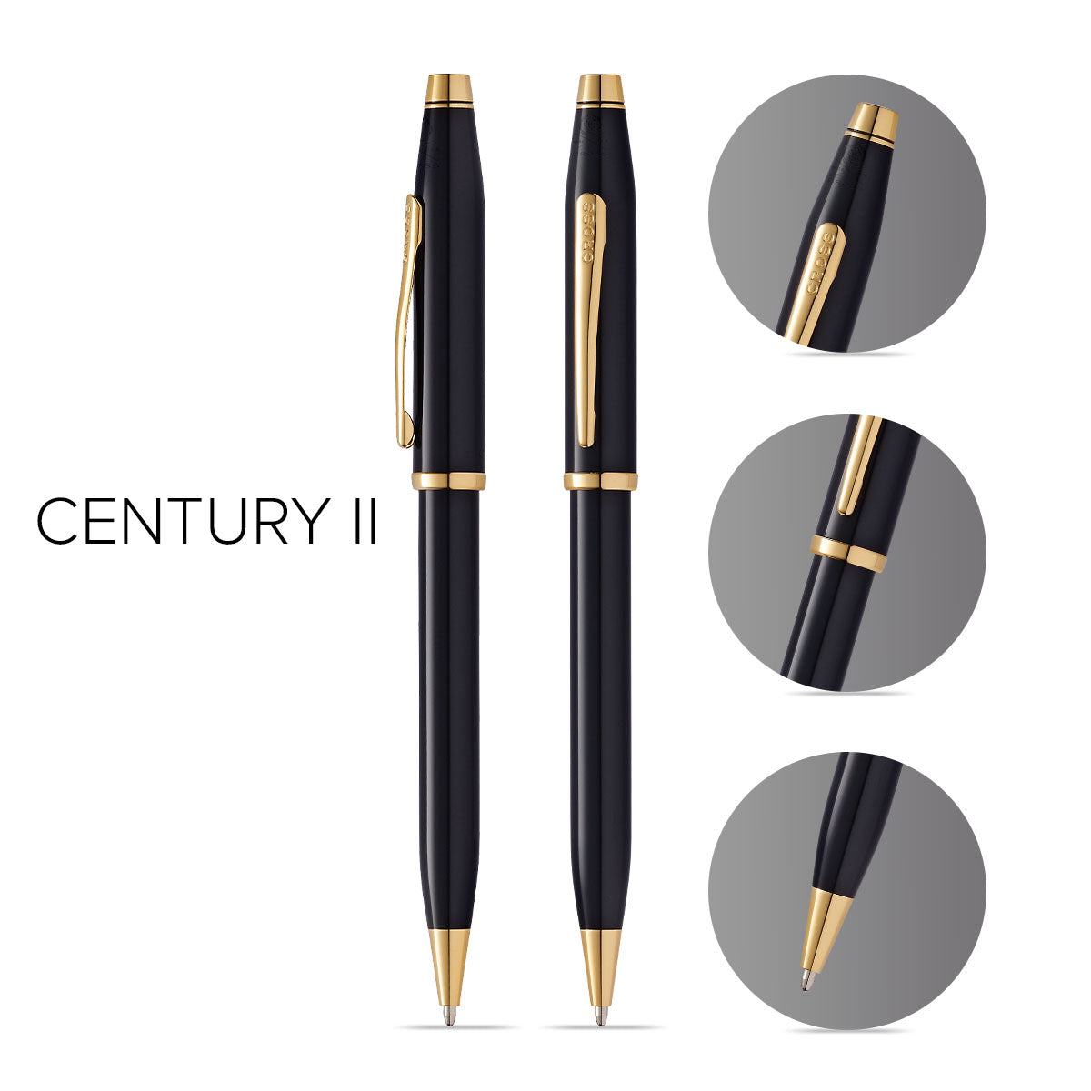 Century® II Classic Black Ballpoint Pen