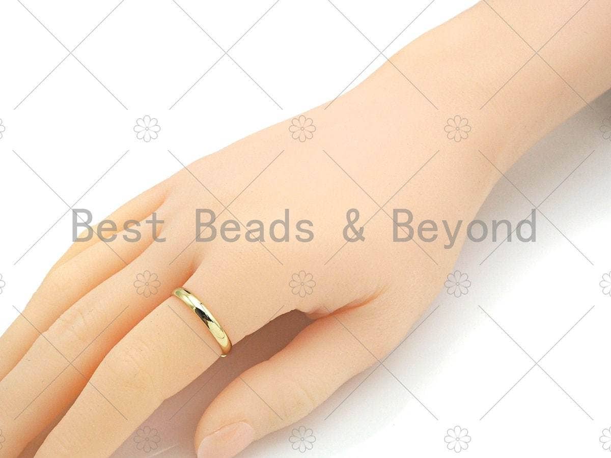 Silver Simple Band Ring, Sku#X187