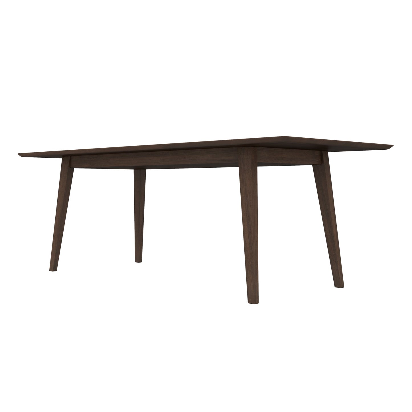 Levi Modern Style Solid Wood Rectangular Dining Kitchen Table 86"