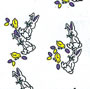 Rouleaux de violoncelle, motifs et couleurs variés