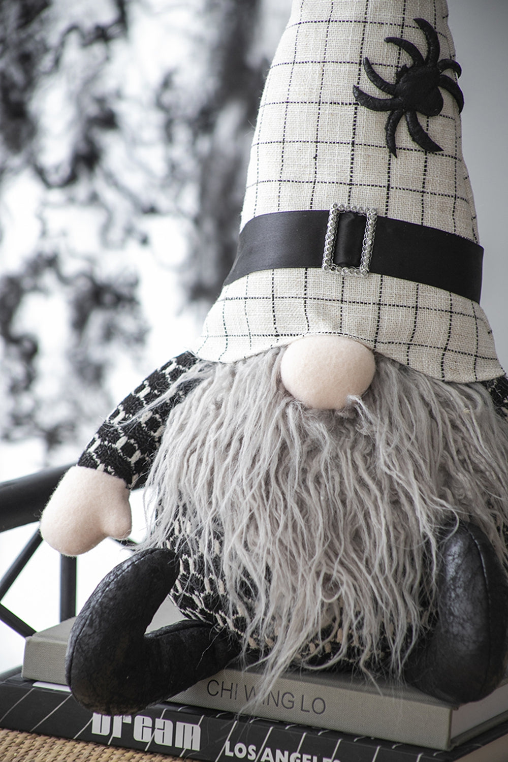Set of 2 Fabric Sitting Gnome Decorations