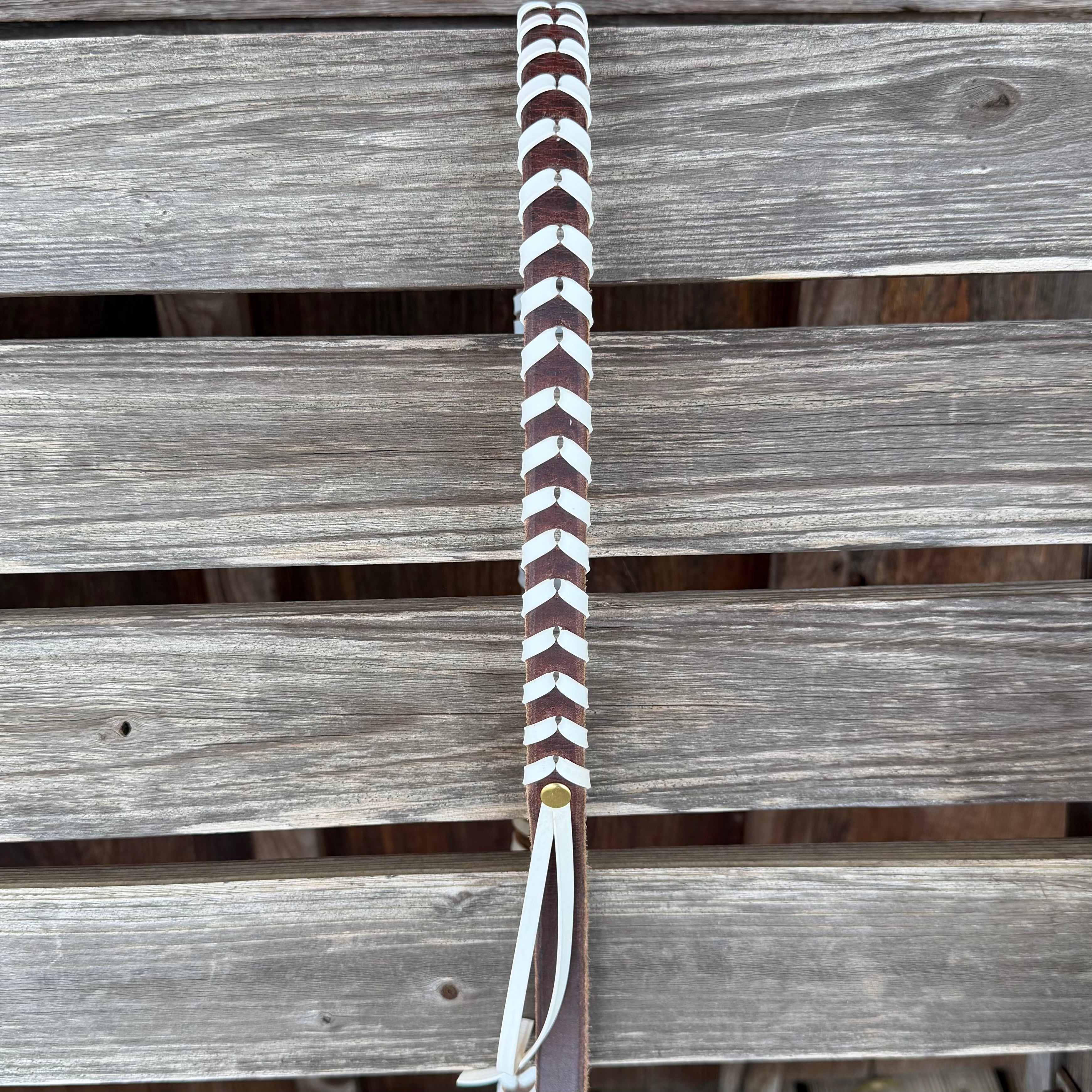 Leather Laced Barrel Reins