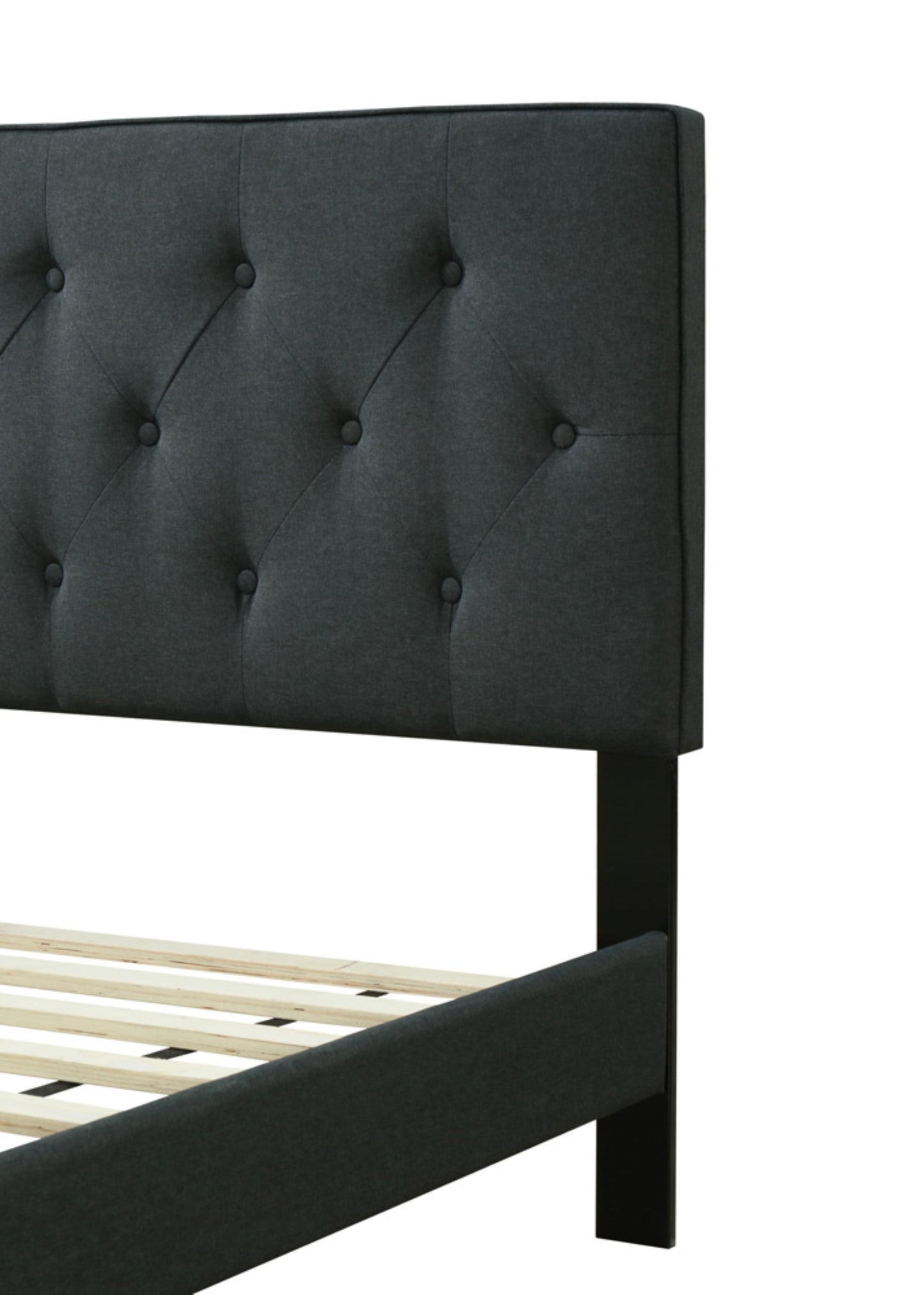 Twin Sized Tufted Bed in a Box with USB Charging