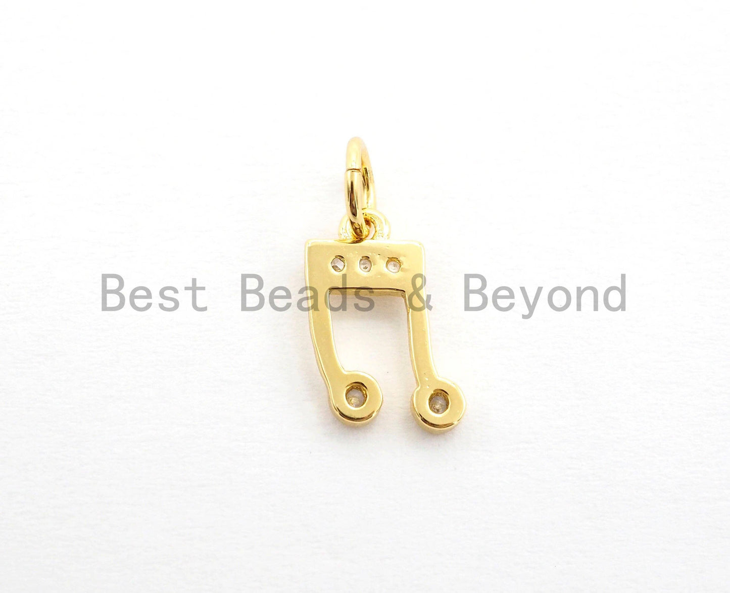 Pave Music Symbol charm