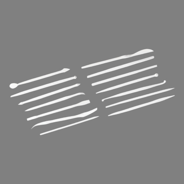 Ensemble de 14 mini-outils de sculpture Ateco 4203 – Outils de précision pour une décoration détaillée