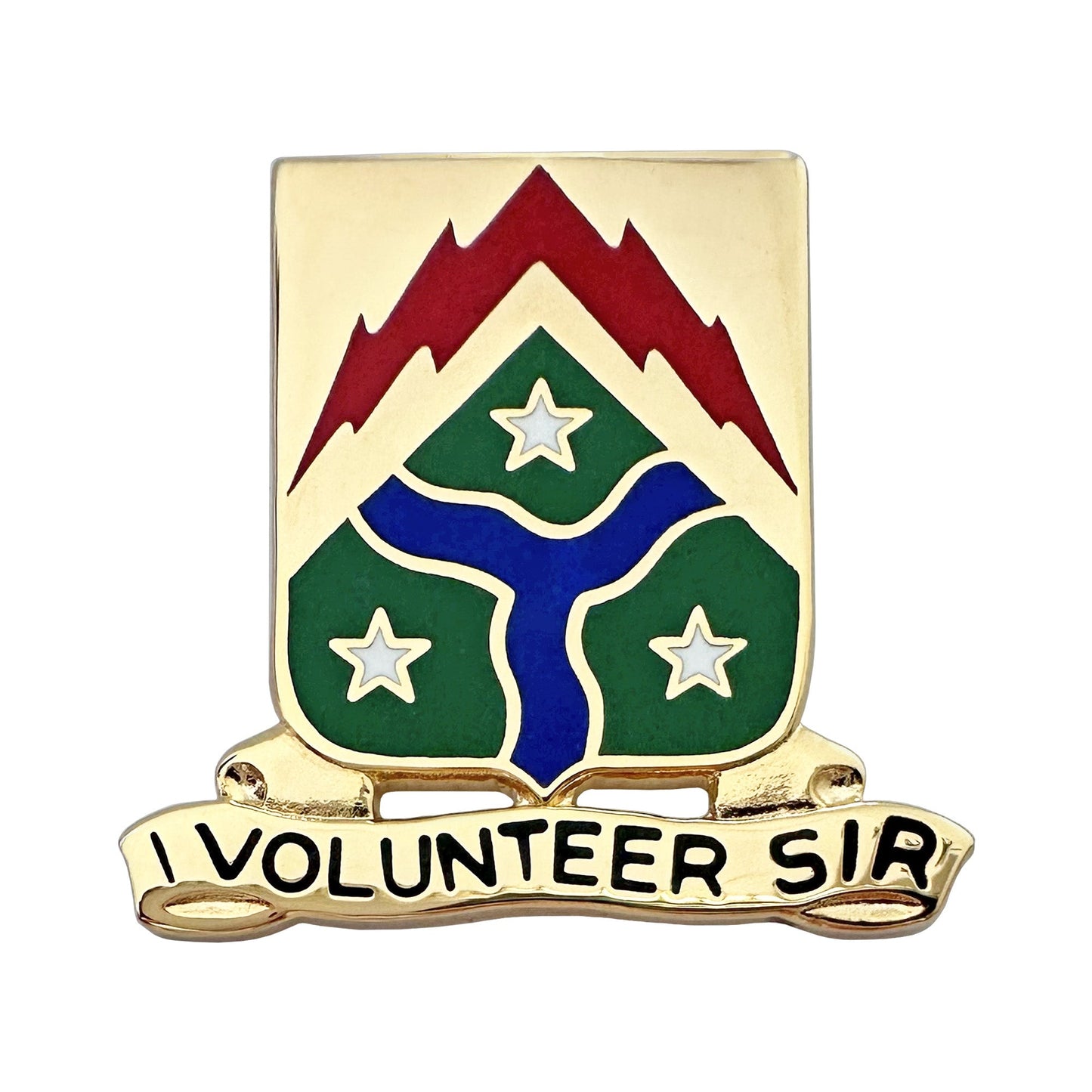 U.S. Army 278th Armored Cavalry Regiment "I Volunteer Sir" Crest