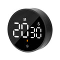 Minuteur numérique électronique LED 2,79" avec compte à rebours, dimmable, modifiable, magnétique