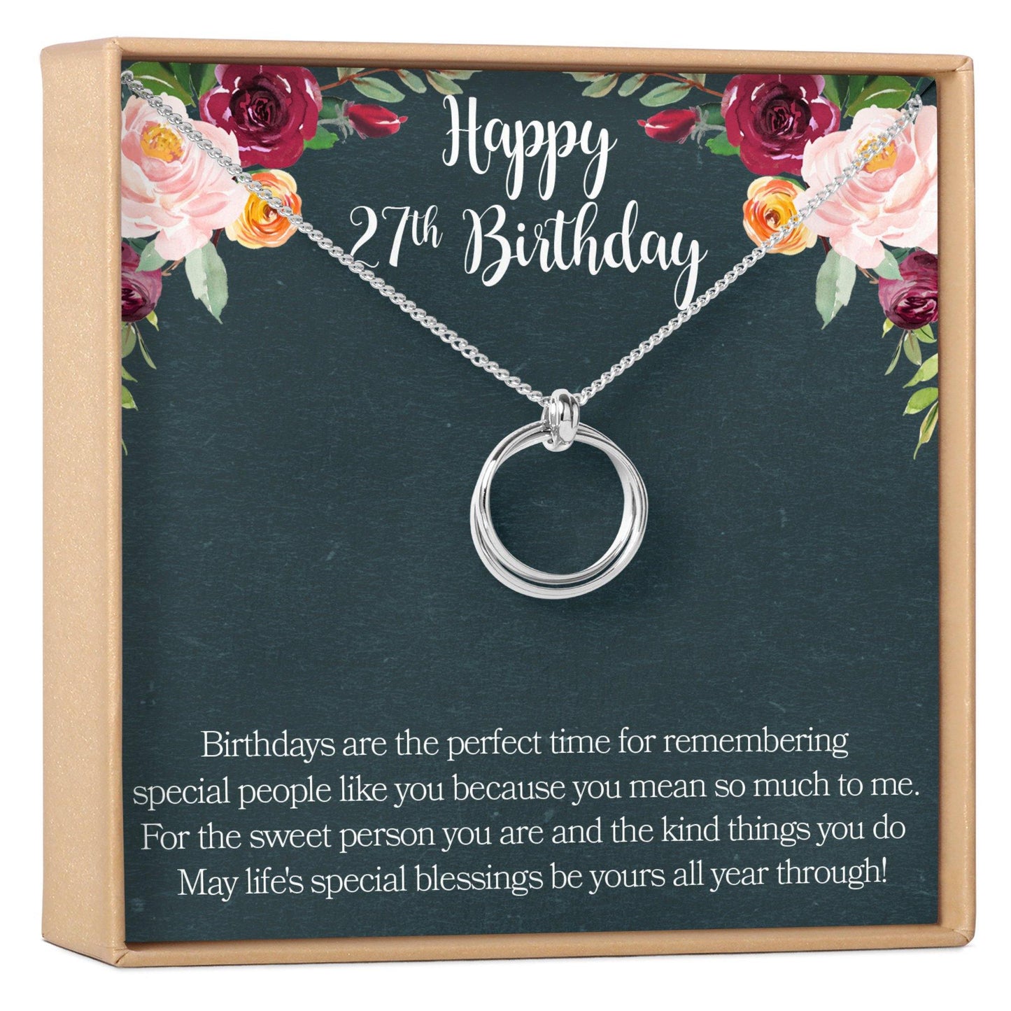 27th Birthday Necklace