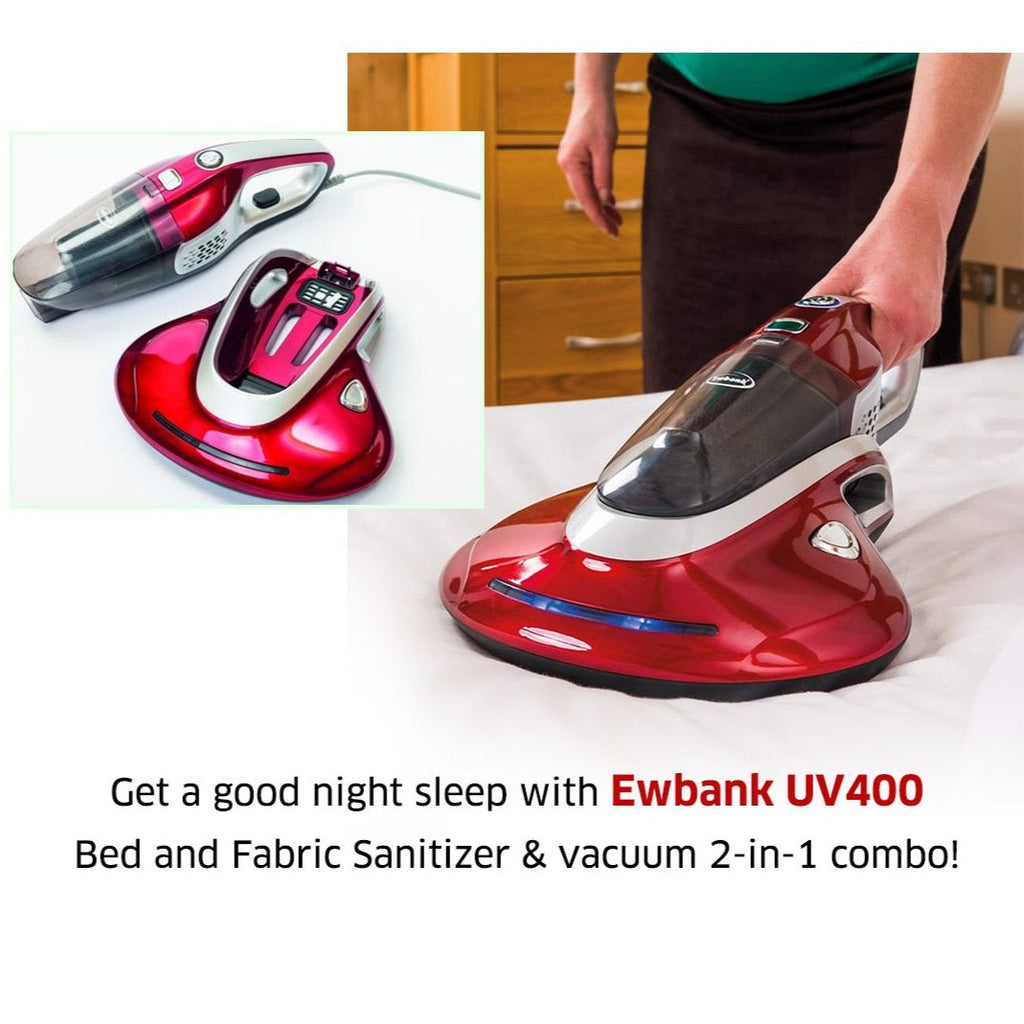 Ewbank UV400 Nettoyeur-Vapeur et Aspirateur Multi-Usages pour Lits et Tissus