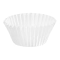 Caissettes de cuisson cannelées blanches - Petite taille (mini) 3,8 cm x 2,5 cm