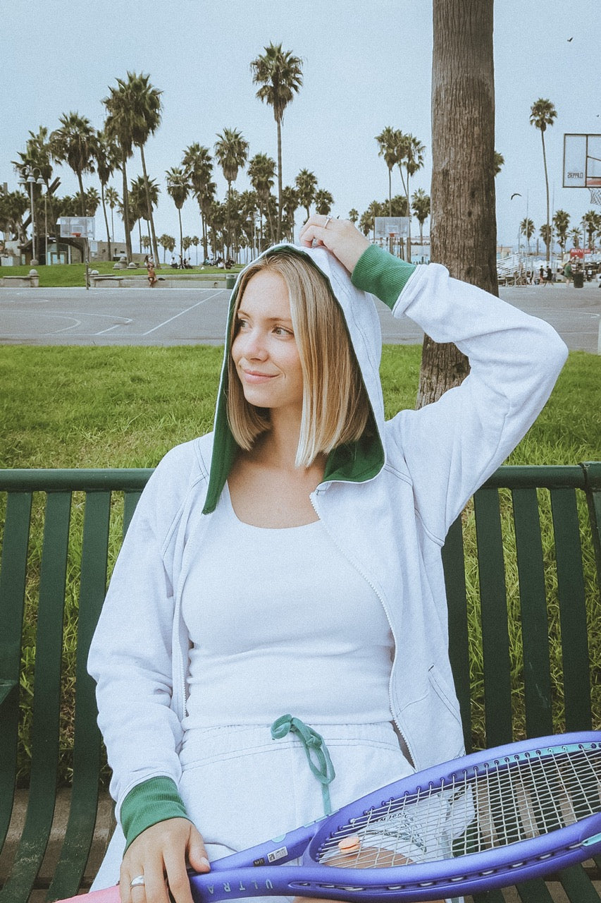 The Court to Cafe Zip Up Hoodie (Only a few left!)