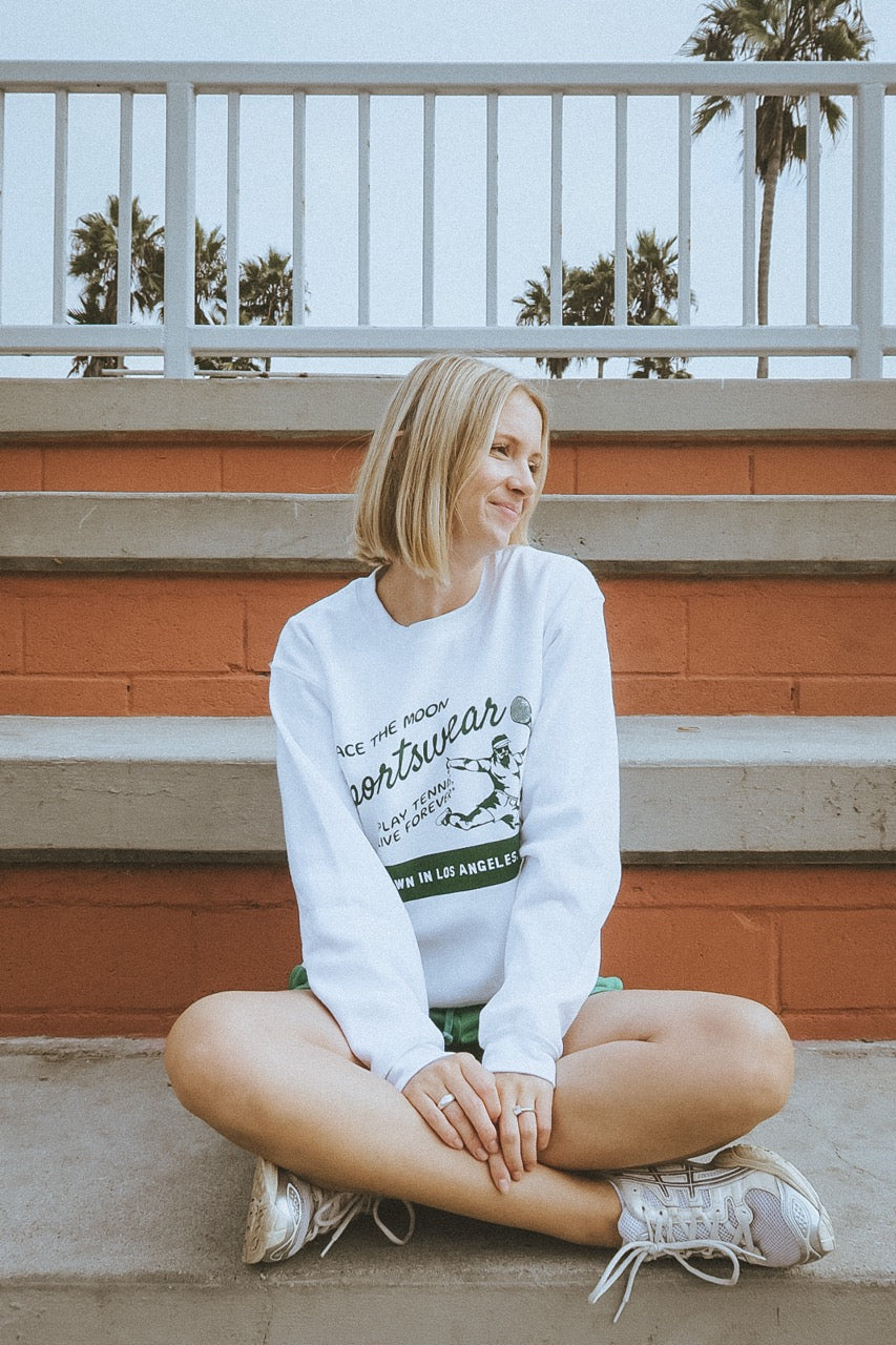 Play Tennis, Live Forever Sweatshirt