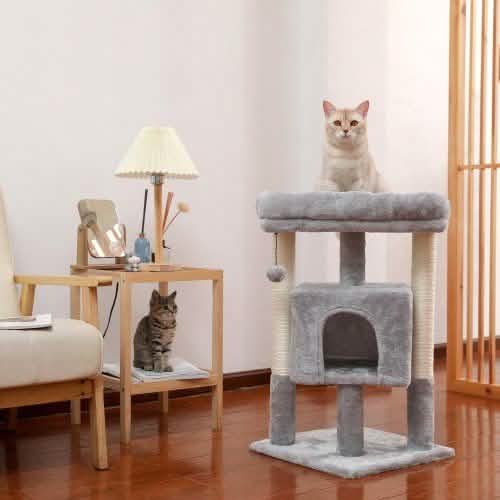 28.4" Cat Tree for Indoor Cats Tower