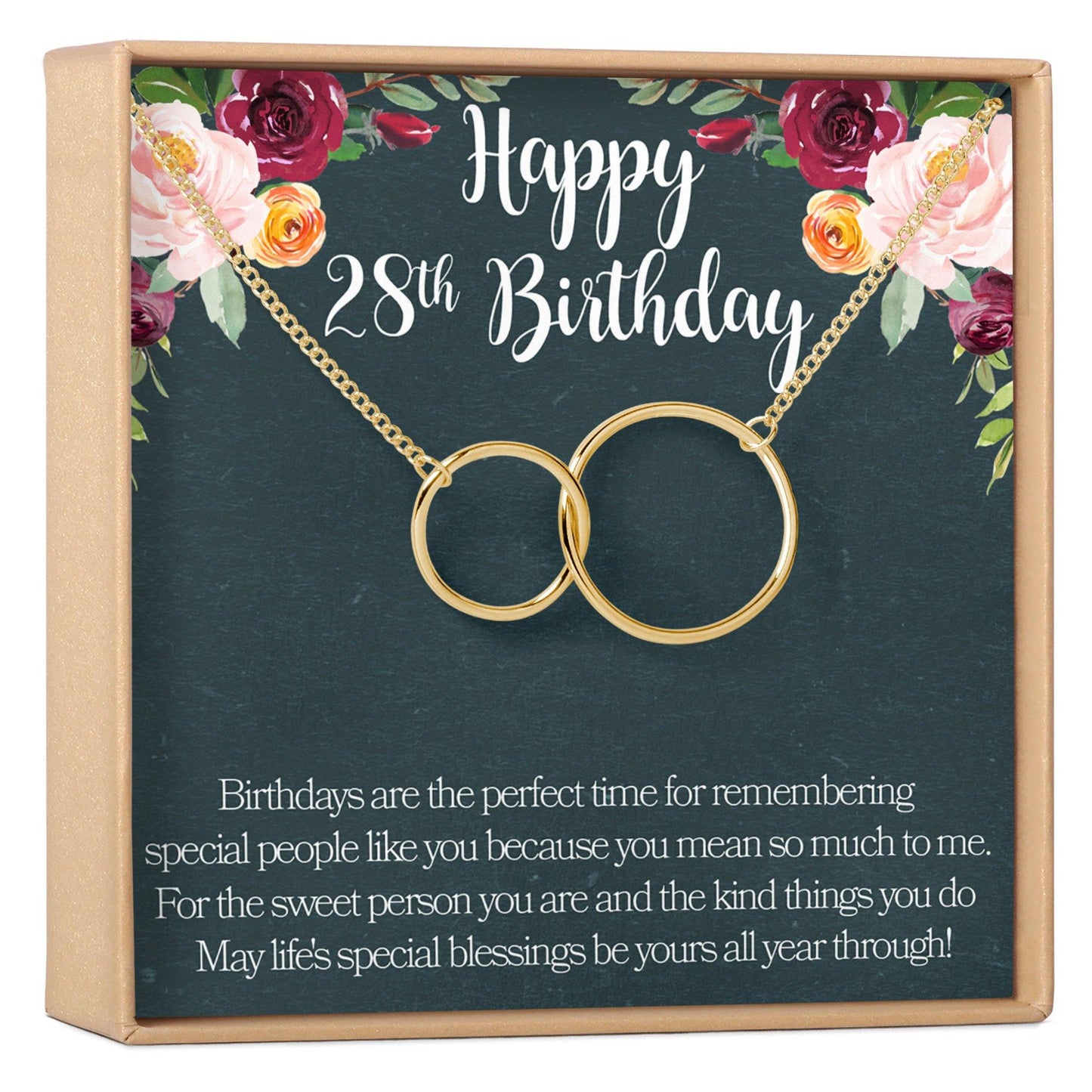 28th Birthday Necklace