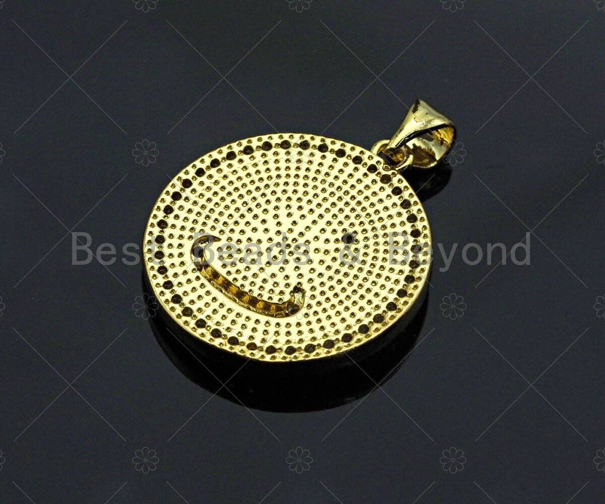 Enamel Earth Star On White Enamel charm, White Enamel Pendant, Enamel Round charm, Round Coin jewelery, 23mm,sku#LK57