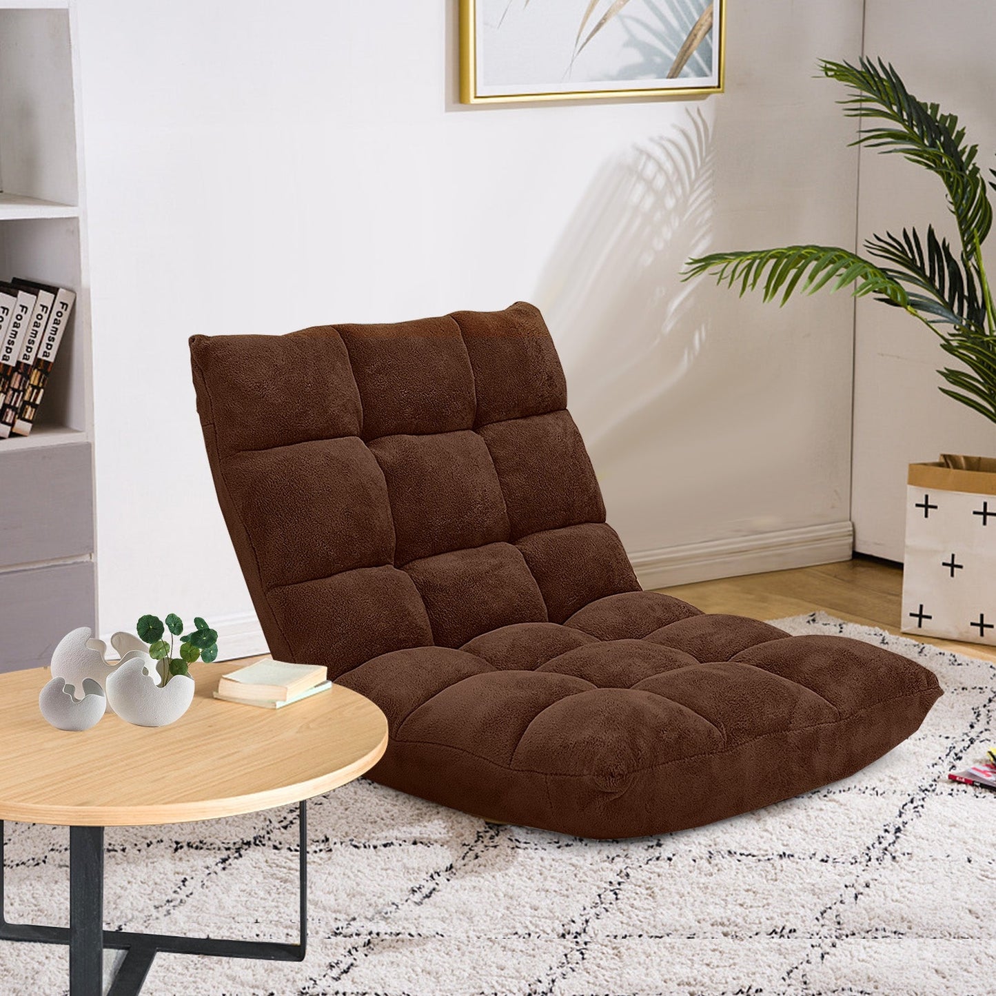 Adjustable 14-position Cushioned Floor Chair